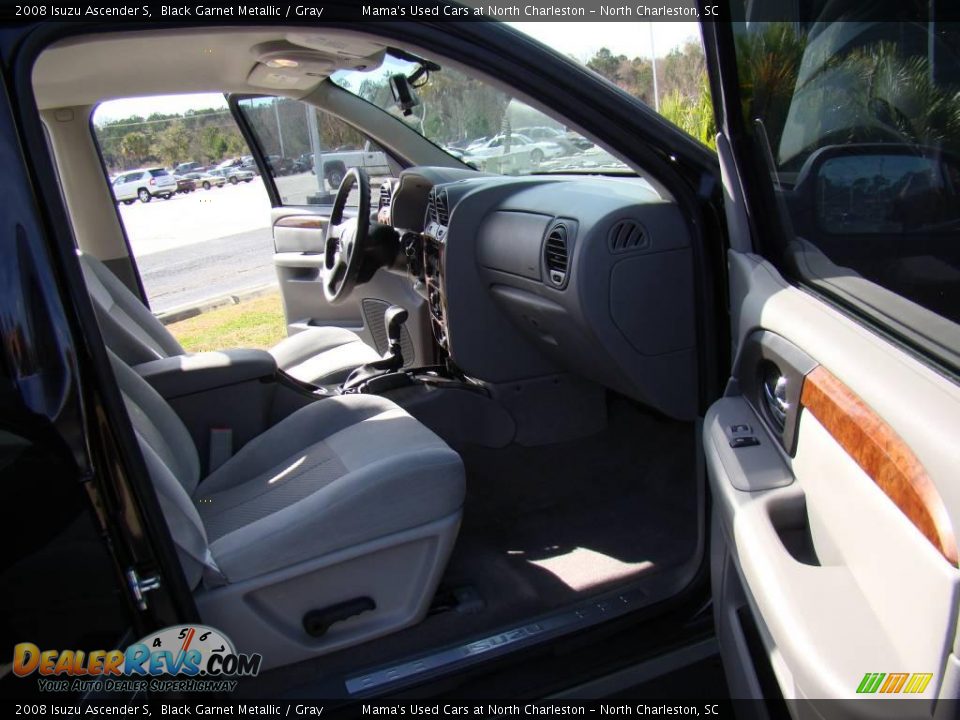2008 Isuzu Ascender S Black Garnet Metallic / Gray Photo #15
