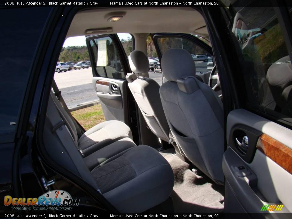 2008 Isuzu Ascender S Black Garnet Metallic / Gray Photo #16