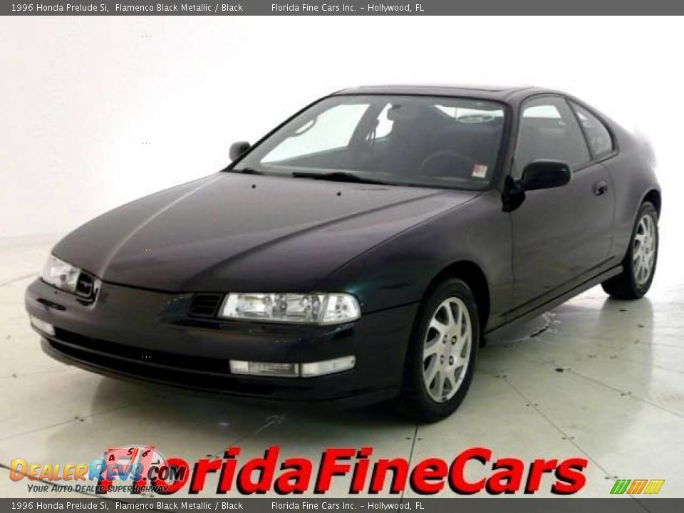 1996 Honda Prelude Si Flamenco Black Metallic / Black Photo #1