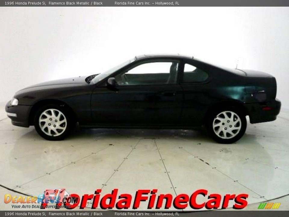 1996 Honda Prelude Si Flamenco Black Metallic / Black Photo #3