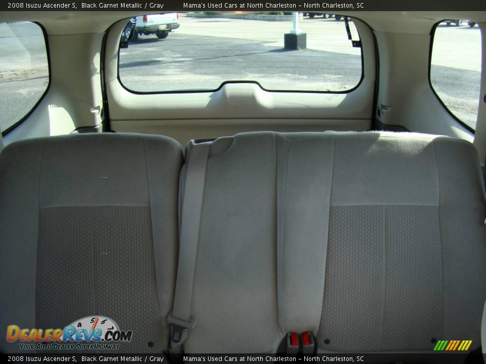2008 Isuzu Ascender S Black Garnet Metallic / Gray Photo #21