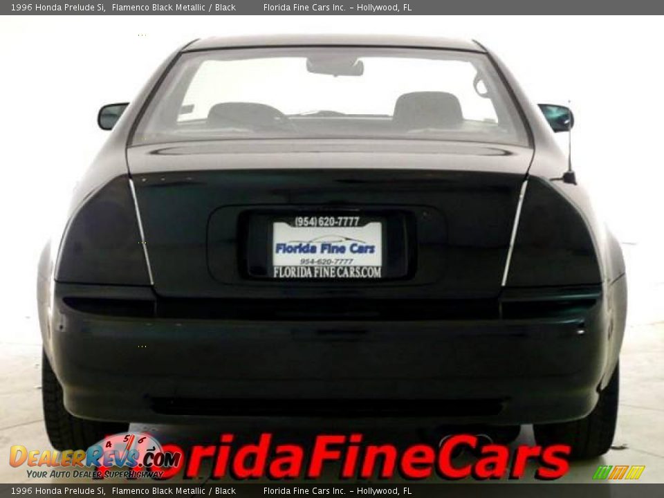 1996 Honda Prelude Si Flamenco Black Metallic / Black Photo #6