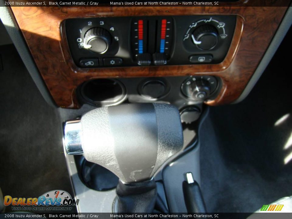 2008 Isuzu Ascender S Black Garnet Metallic / Gray Photo #26