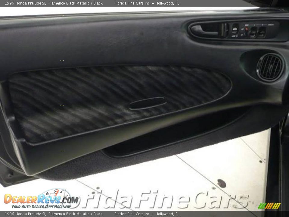 1996 Honda Prelude Si Flamenco Black Metallic / Black Photo #10