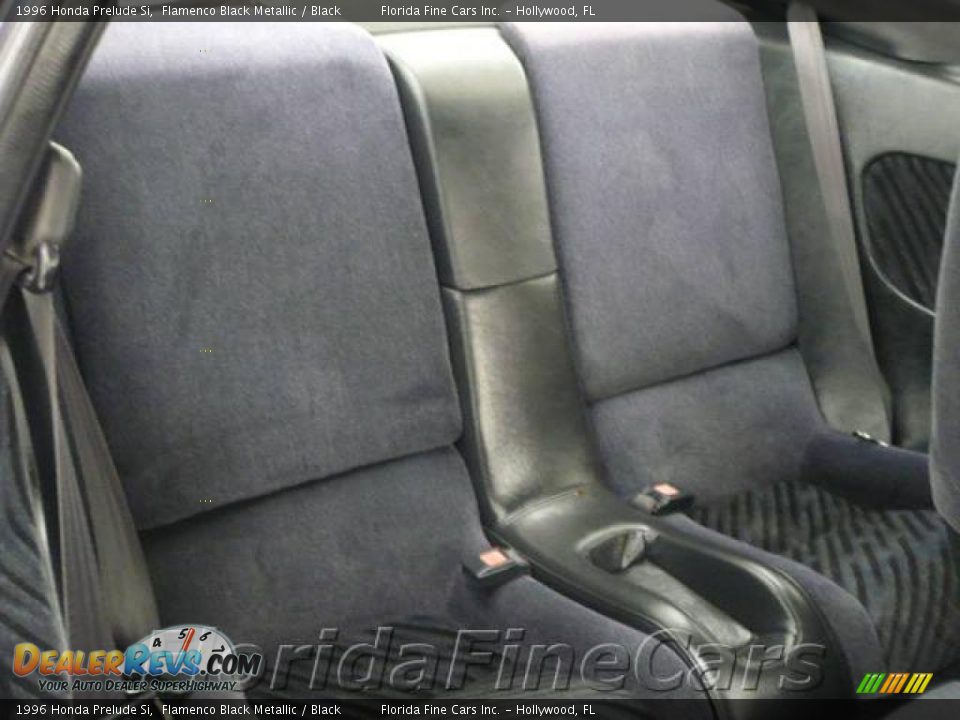 1996 Honda Prelude Si Flamenco Black Metallic / Black Photo #13