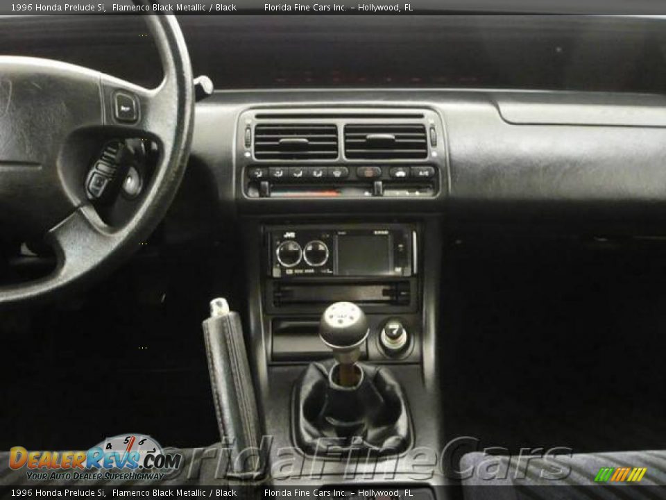 1996 Honda Prelude Si Flamenco Black Metallic / Black Photo #16