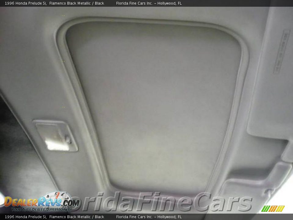 1996 Honda Prelude Si Flamenco Black Metallic / Black Photo #18