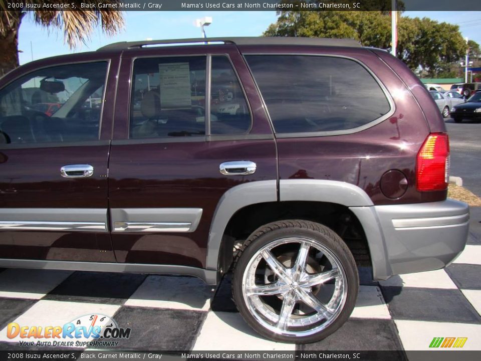 2008 Isuzu Ascender S Black Garnet Metallic / Gray Photo #36