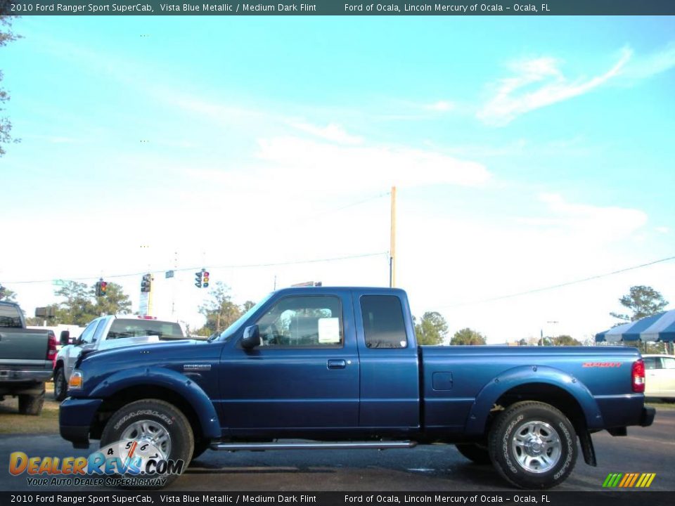 2010 Ford Ranger Sport SuperCab Vista Blue Metallic / Medium Dark Flint Photo #2