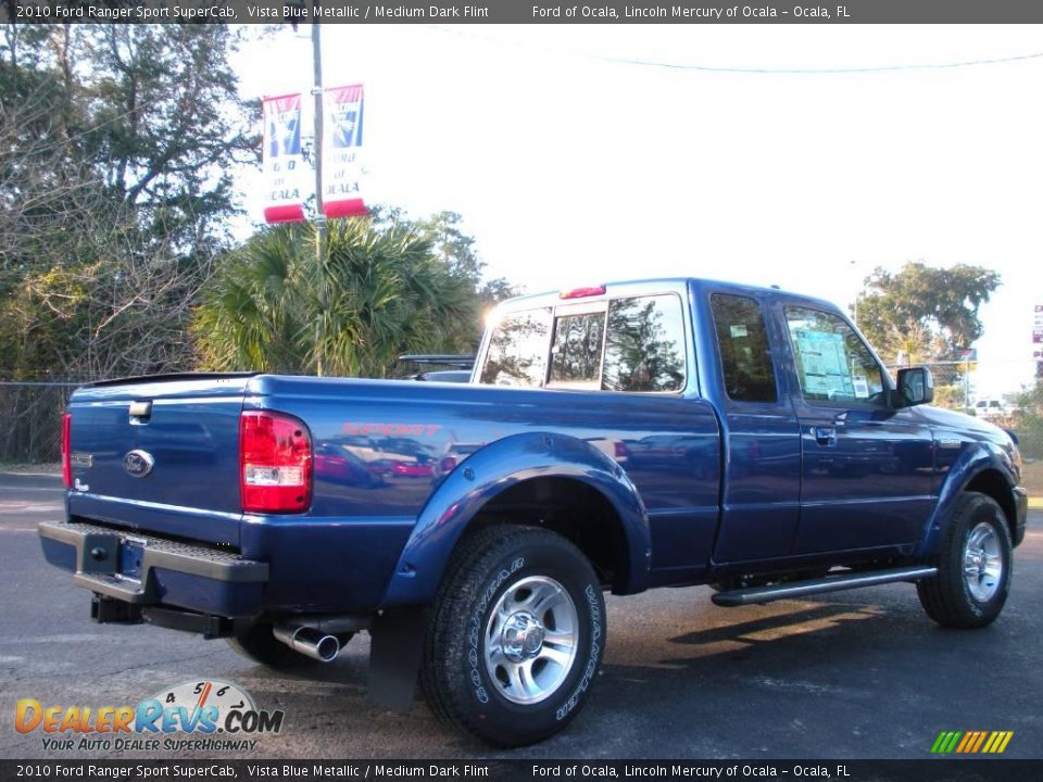 2010 Ford Ranger Sport SuperCab Vista Blue Metallic / Medium Dark Flint Photo #3