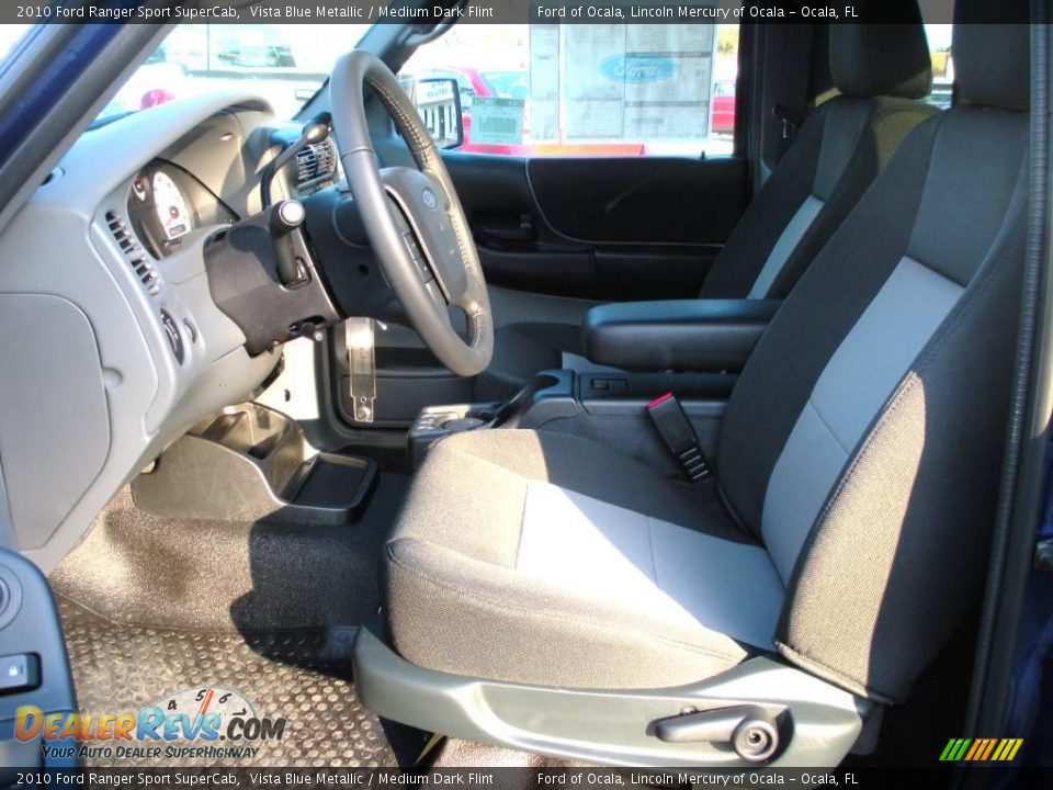2010 Ford Ranger Sport SuperCab Vista Blue Metallic / Medium Dark Flint Photo #4