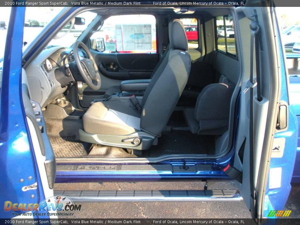2010 Ford Ranger Sport SuperCab Vista Blue Metallic / Medium Dark Flint Photo #5