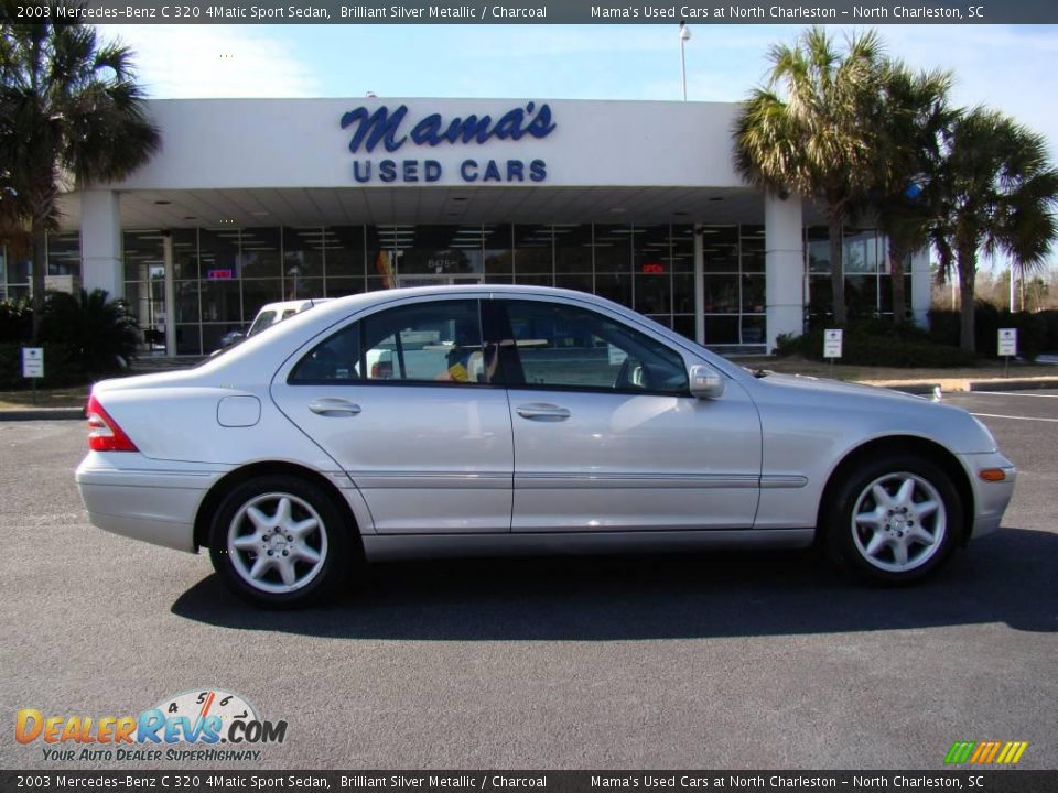 2003 Mercedes-Benz C 320 4Matic Sport Sedan Brilliant Silver Metallic / Charcoal Photo #1