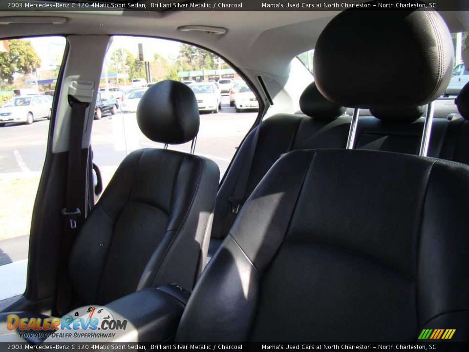 2003 Mercedes-Benz C 320 4Matic Sport Sedan Brilliant Silver Metallic / Charcoal Photo #11