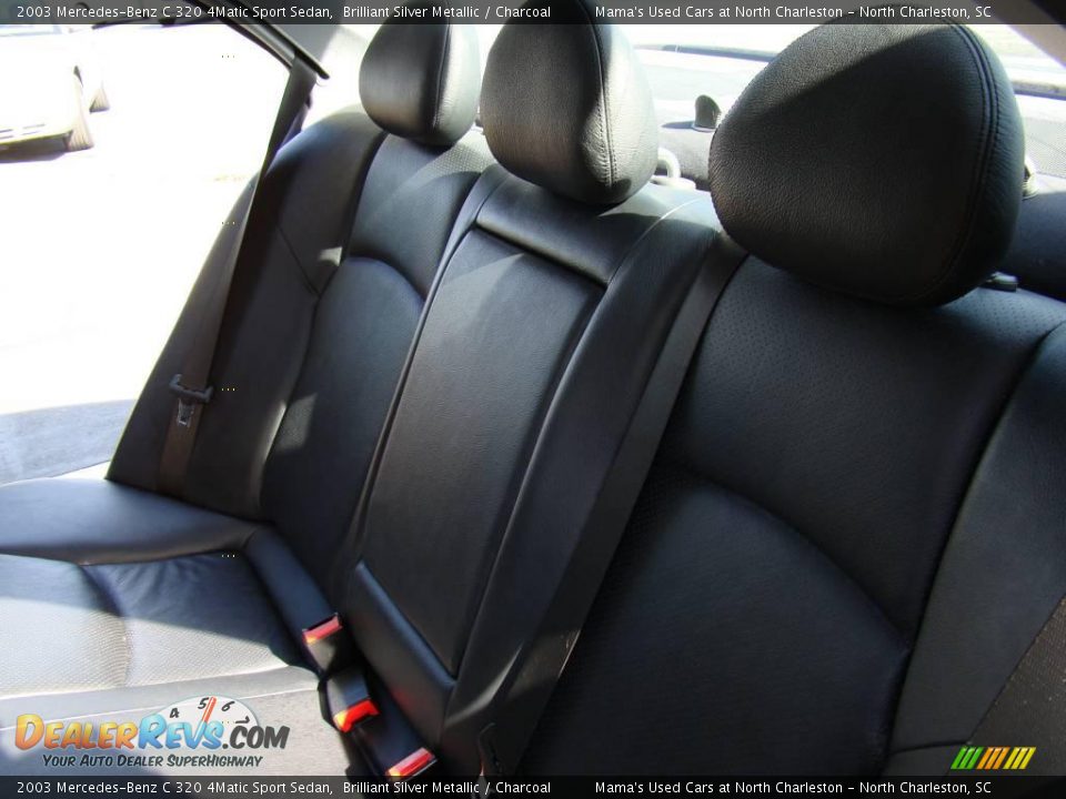 2003 Mercedes-Benz C 320 4Matic Sport Sedan Brilliant Silver Metallic / Charcoal Photo #13