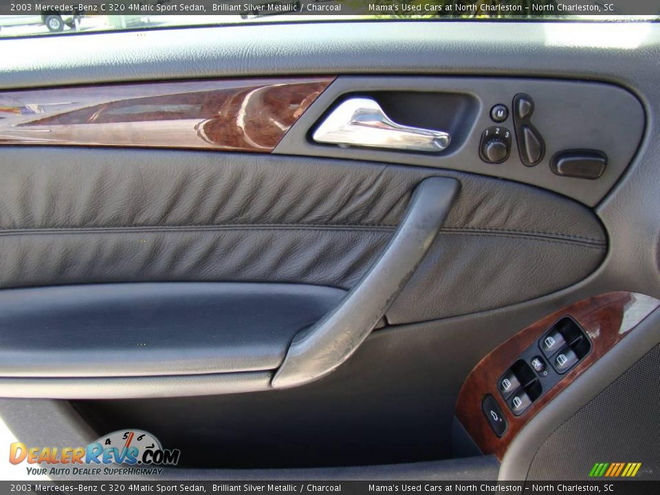 2003 Mercedes-Benz C 320 4Matic Sport Sedan Brilliant Silver Metallic / Charcoal Photo #19