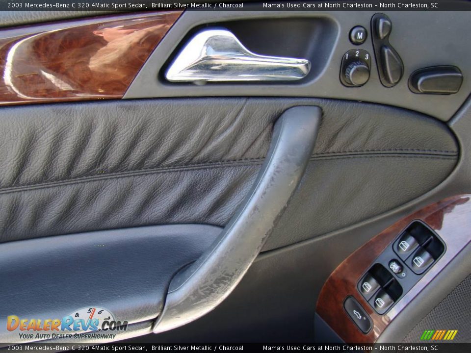 2003 Mercedes-Benz C 320 4Matic Sport Sedan Brilliant Silver Metallic / Charcoal Photo #20