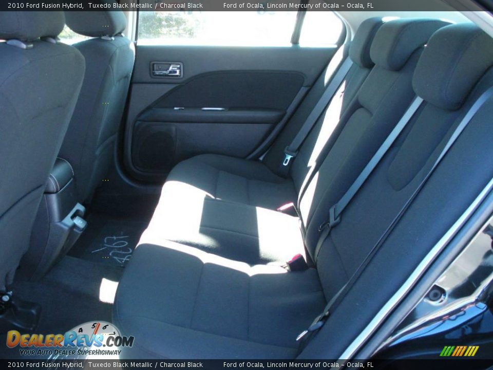 2010 Ford Fusion Hybrid Tuxedo Black Metallic / Charcoal Black Photo #6