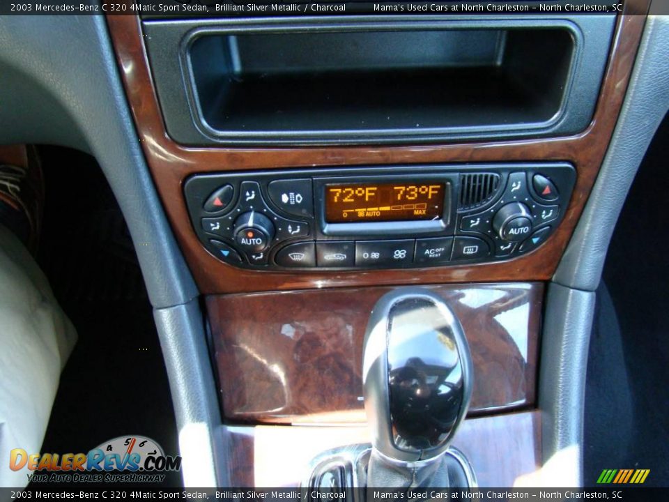 2003 Mercedes-Benz C 320 4Matic Sport Sedan Brilliant Silver Metallic / Charcoal Photo #22