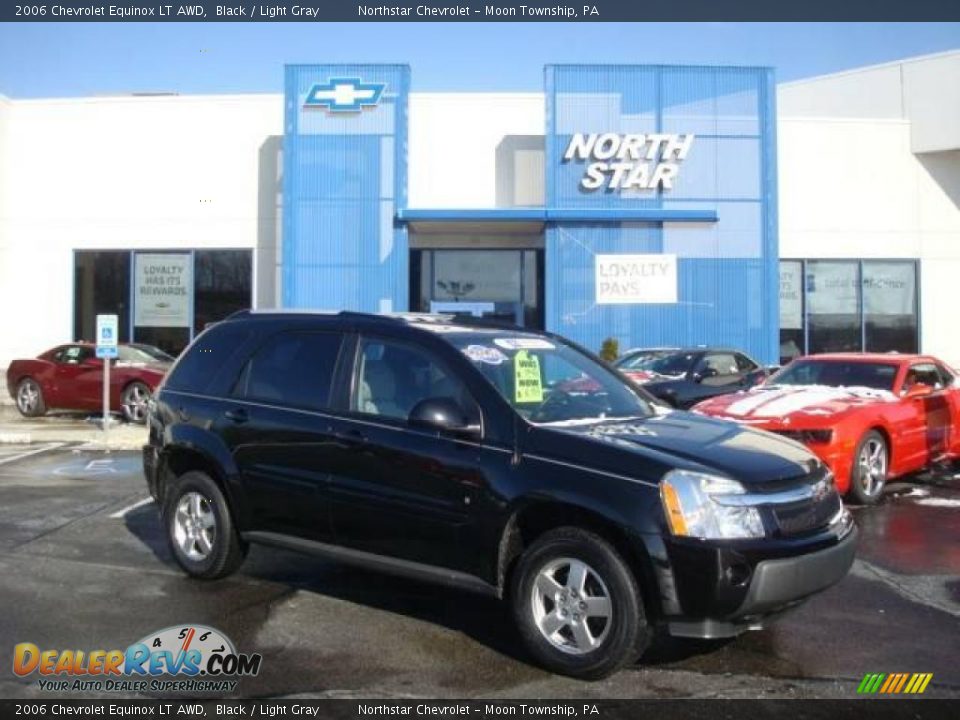 2006 Chevrolet Equinox LT AWD Black / Light Gray Photo #1