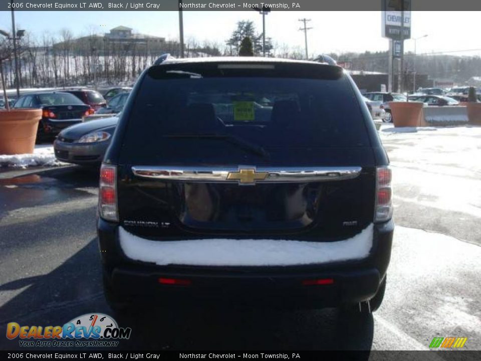 2006 Chevrolet Equinox LT AWD Black / Light Gray Photo #4