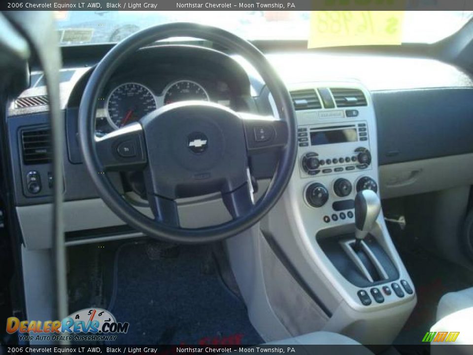 2006 Chevrolet Equinox LT AWD Black / Light Gray Photo #12