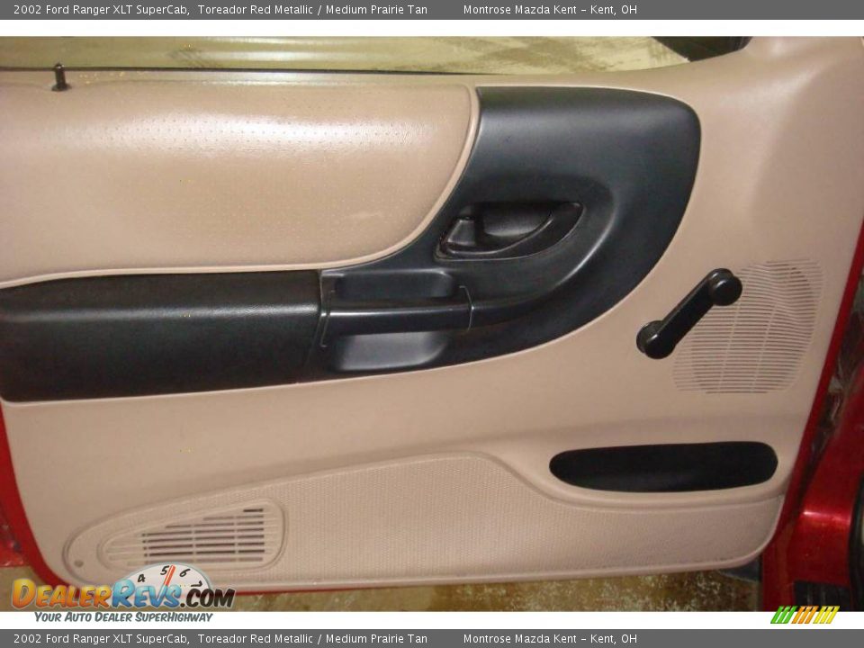 2002 Ford Ranger XLT SuperCab Toreador Red Metallic / Medium Prairie Tan Photo #17