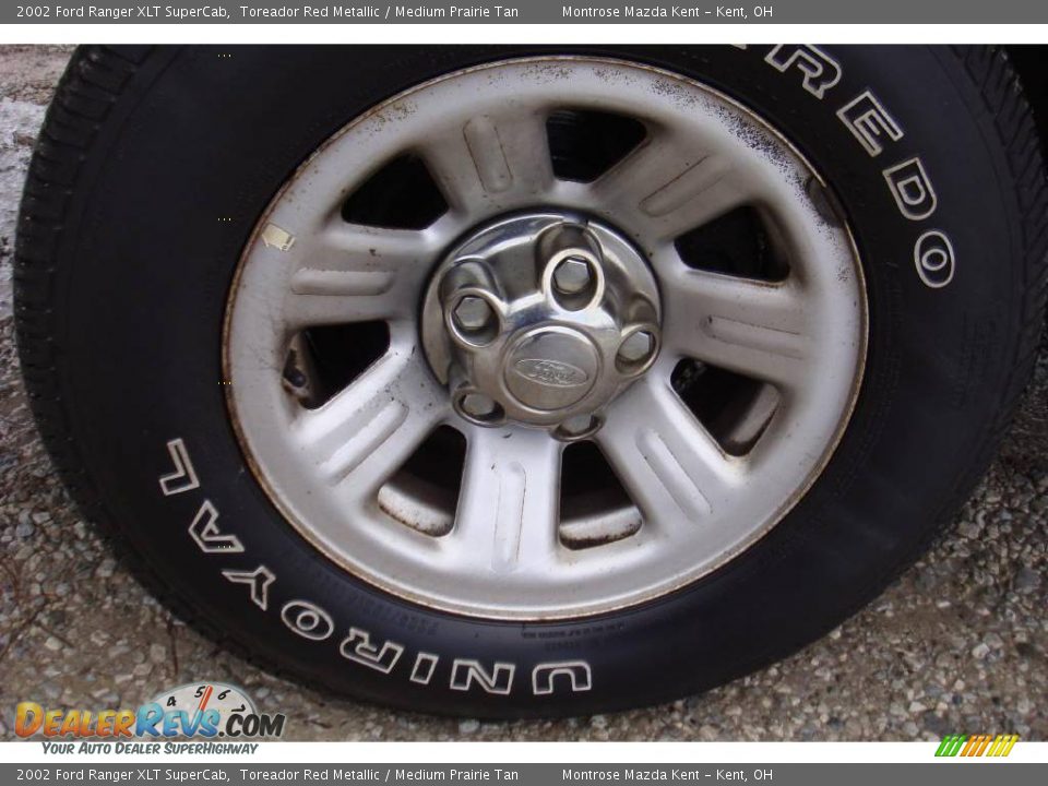 2002 Ford Ranger XLT SuperCab Toreador Red Metallic / Medium Prairie Tan Photo #21