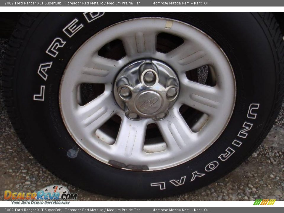 2002 Ford Ranger XLT SuperCab Toreador Red Metallic / Medium Prairie Tan Photo #22