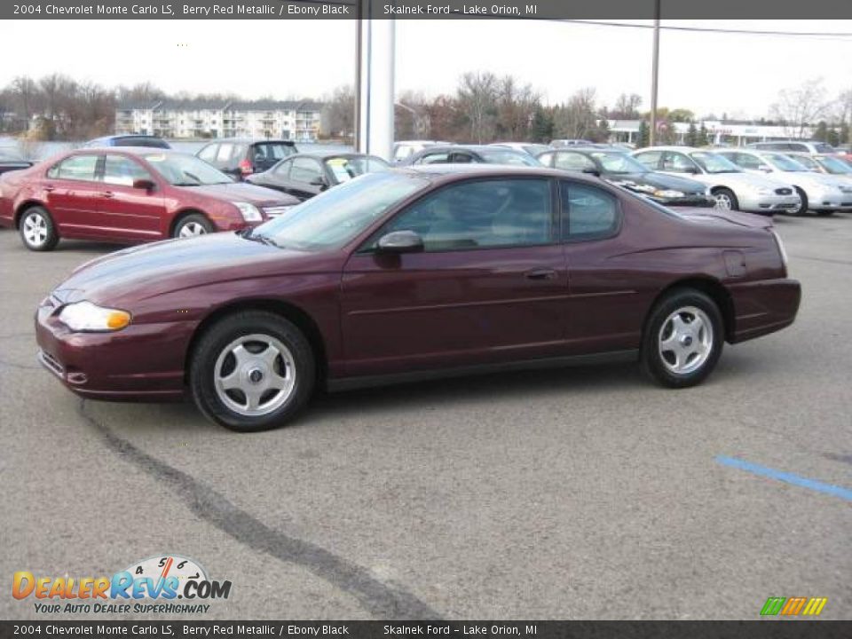 2004 Chevrolet Monte Carlo LS Berry Red Metallic / Ebony Black Photo #2