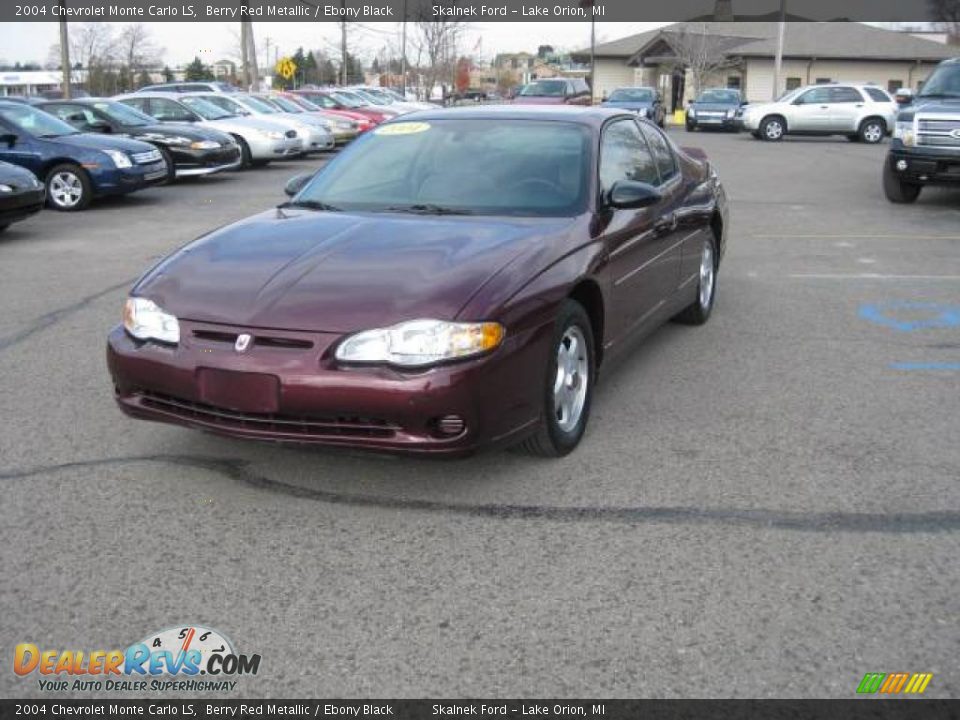 2004 Chevrolet Monte Carlo LS Berry Red Metallic / Ebony Black Photo #4