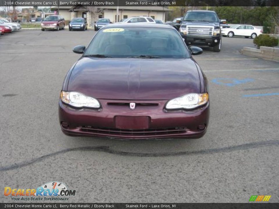 2004 Chevrolet Monte Carlo LS Berry Red Metallic / Ebony Black Photo #5