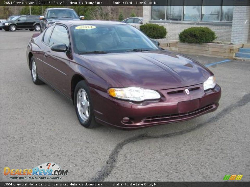 2004 Chevrolet Monte Carlo LS Berry Red Metallic / Ebony Black Photo #6