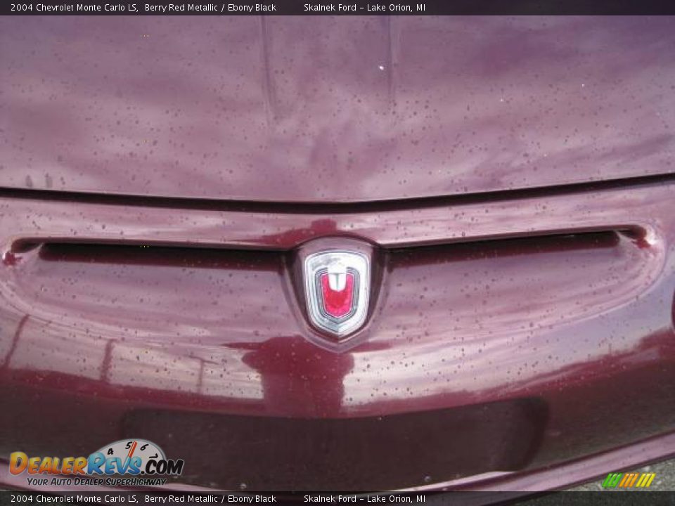 2004 Chevrolet Monte Carlo LS Berry Red Metallic / Ebony Black Photo #10
