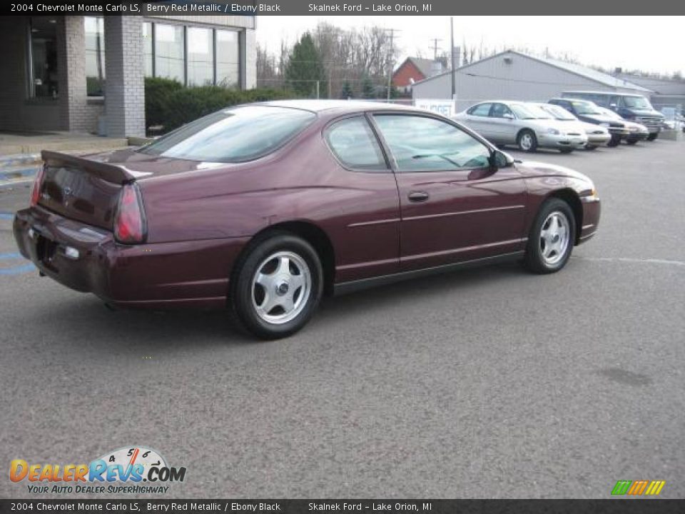 2004 Chevrolet Monte Carlo LS Berry Red Metallic / Ebony Black Photo #23