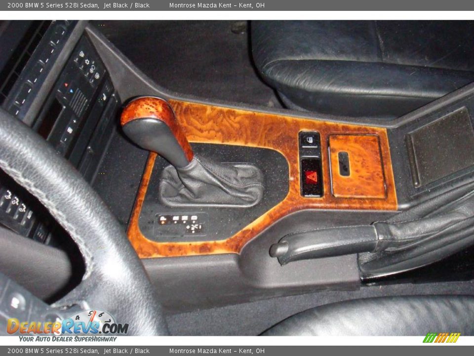2000 BMW 5 Series 528i Sedan Jet Black / Black Photo #20