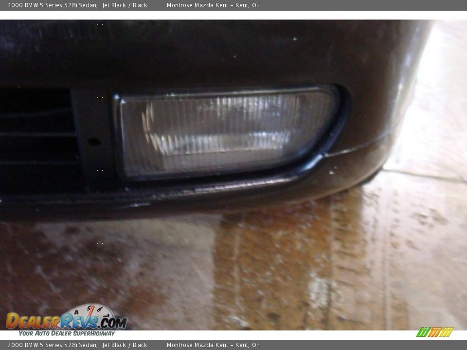 2000 BMW 5 Series 528i Sedan Jet Black / Black Photo #22