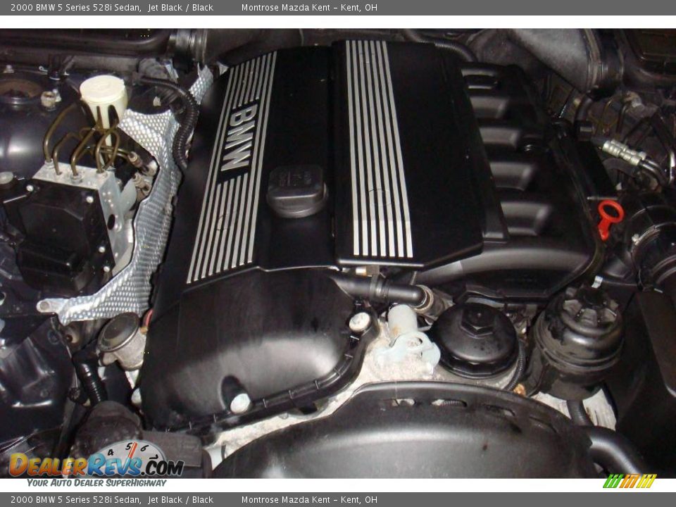 2000 BMW 5 Series 528i Sedan Jet Black / Black Photo #23