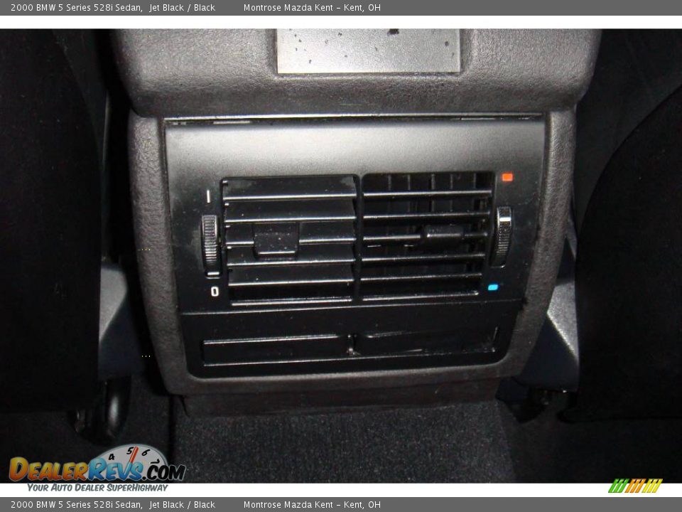 2000 BMW 5 Series 528i Sedan Jet Black / Black Photo #24