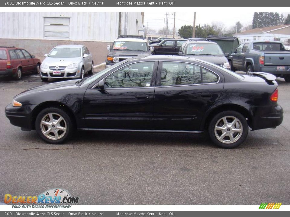 2001 Oldsmobile Alero GLS Sedan Onyx Black / Neutral Photo #1