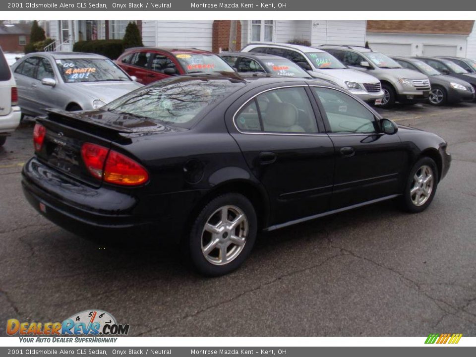 2001 Oldsmobile Alero GLS Sedan Onyx Black / Neutral Photo #3