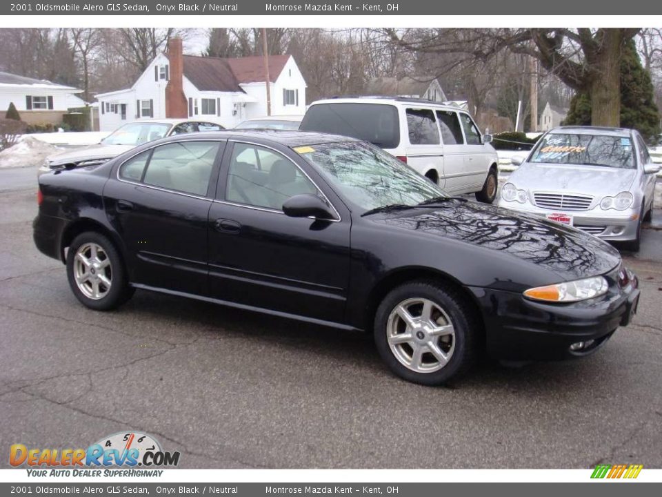 2001 Oldsmobile Alero GLS Sedan Onyx Black / Neutral Photo #5