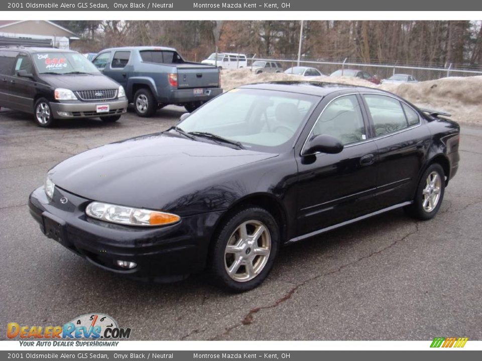 2001 Oldsmobile Alero GLS Sedan Onyx Black / Neutral Photo #6
