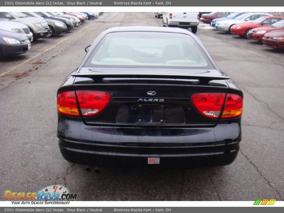 2001 Oldsmobile Alero GLS Sedan Onyx Black / Neutral Photo #8