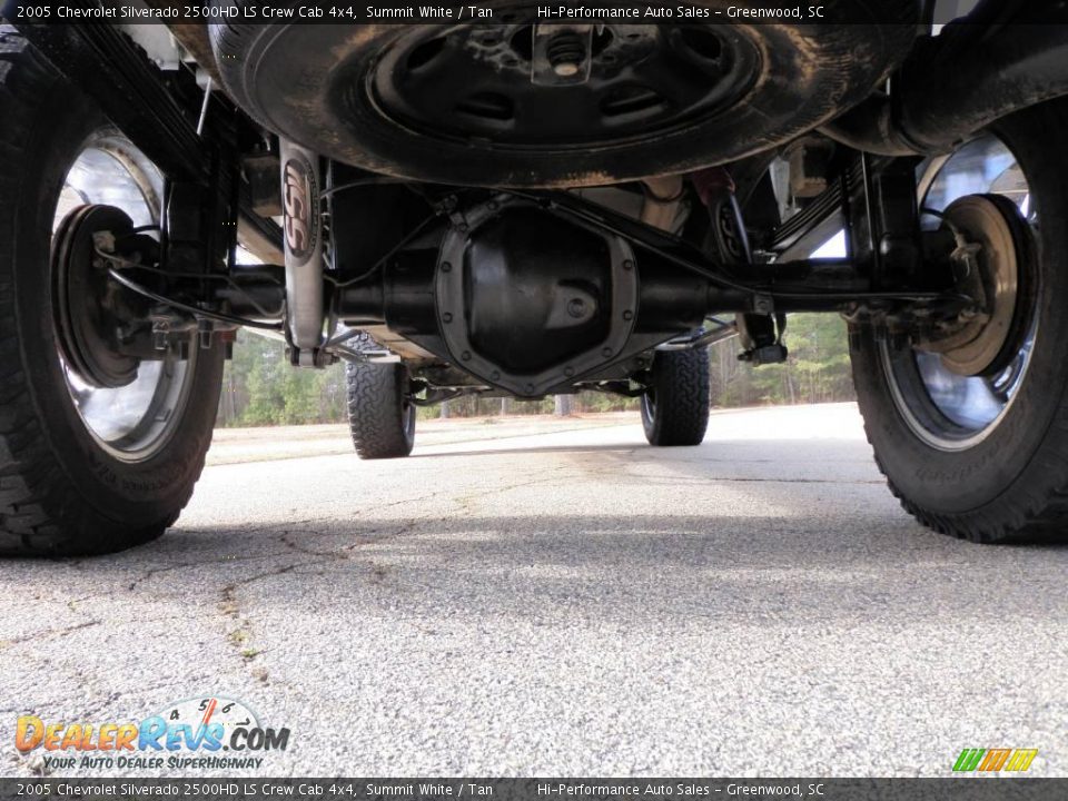 2005 Chevrolet Silverado 2500HD LS Crew Cab 4x4 Summit White / Tan Photo #23
