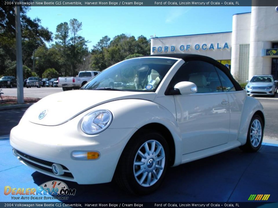 2004 Volkswagen New Beetle GLS Convertible Harvest Moon Beige / Cream Beige Photo #1