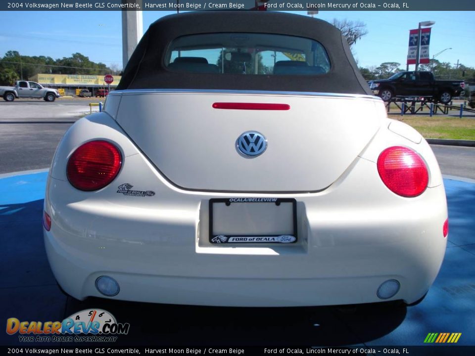 2004 Volkswagen New Beetle GLS Convertible Harvest Moon Beige / Cream Beige Photo #4