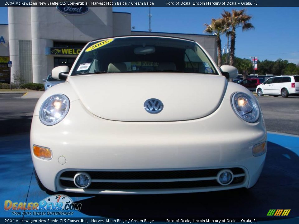 2004 Volkswagen New Beetle GLS Convertible Harvest Moon Beige / Cream Beige Photo #8