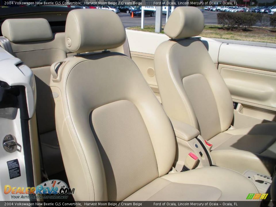 2004 Volkswagen New Beetle GLS Convertible Harvest Moon Beige / Cream Beige Photo #18