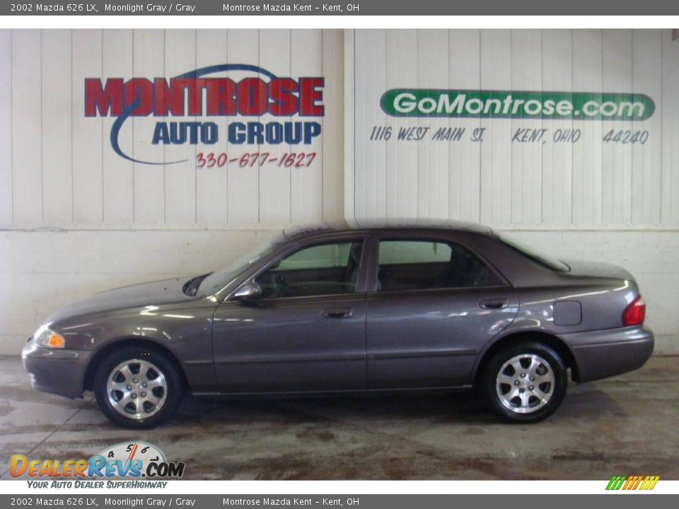 2002 Mazda 626 LX Moonlight Gray / Gray Photo #1